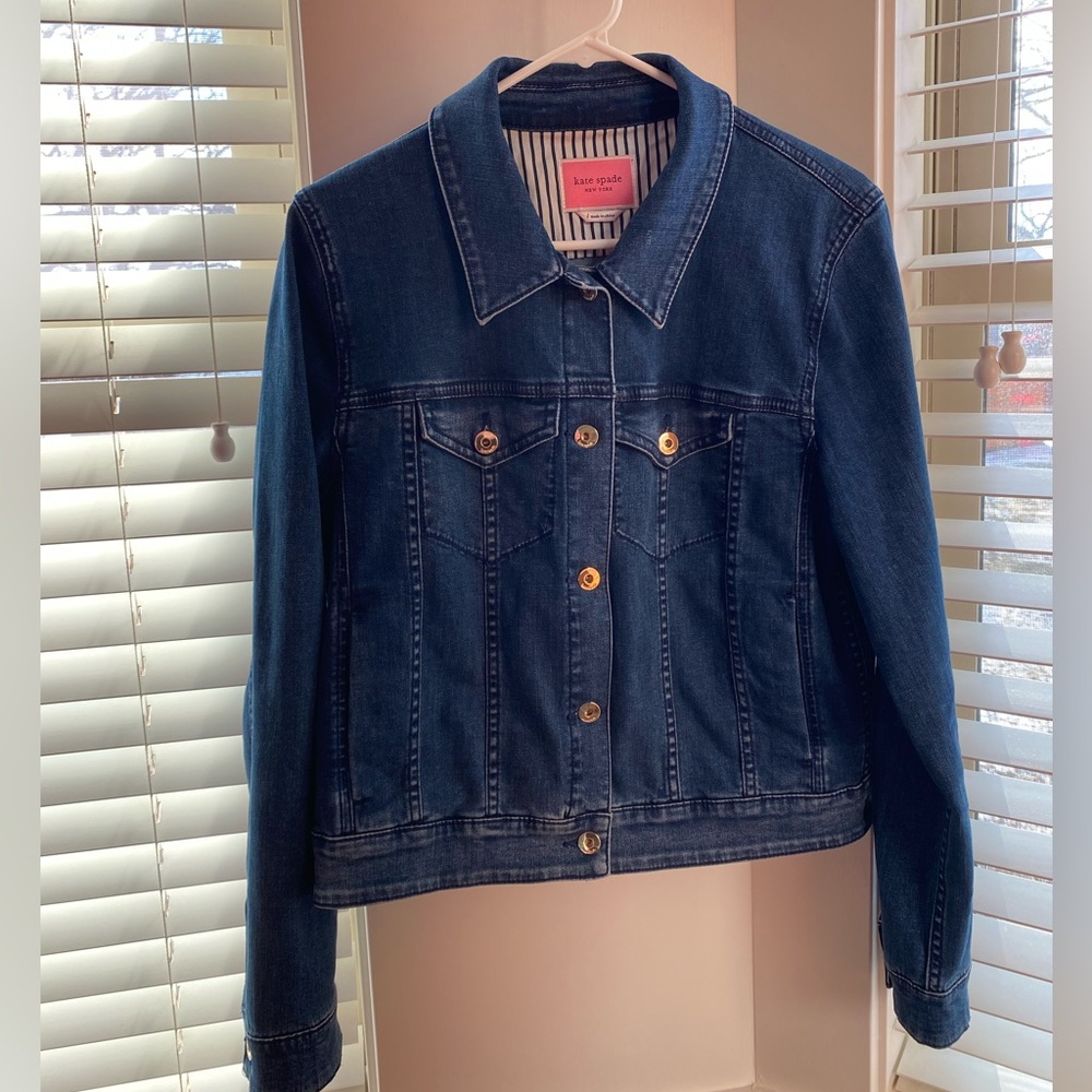 NWOT Kate Spade Classic Denim Jacket